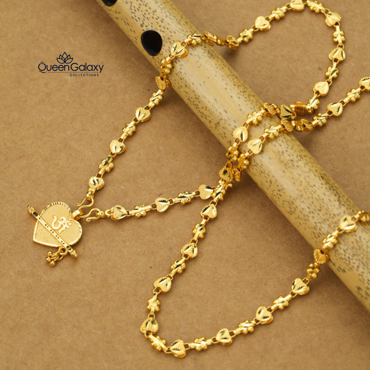 Gold Plated Chain With Thali
