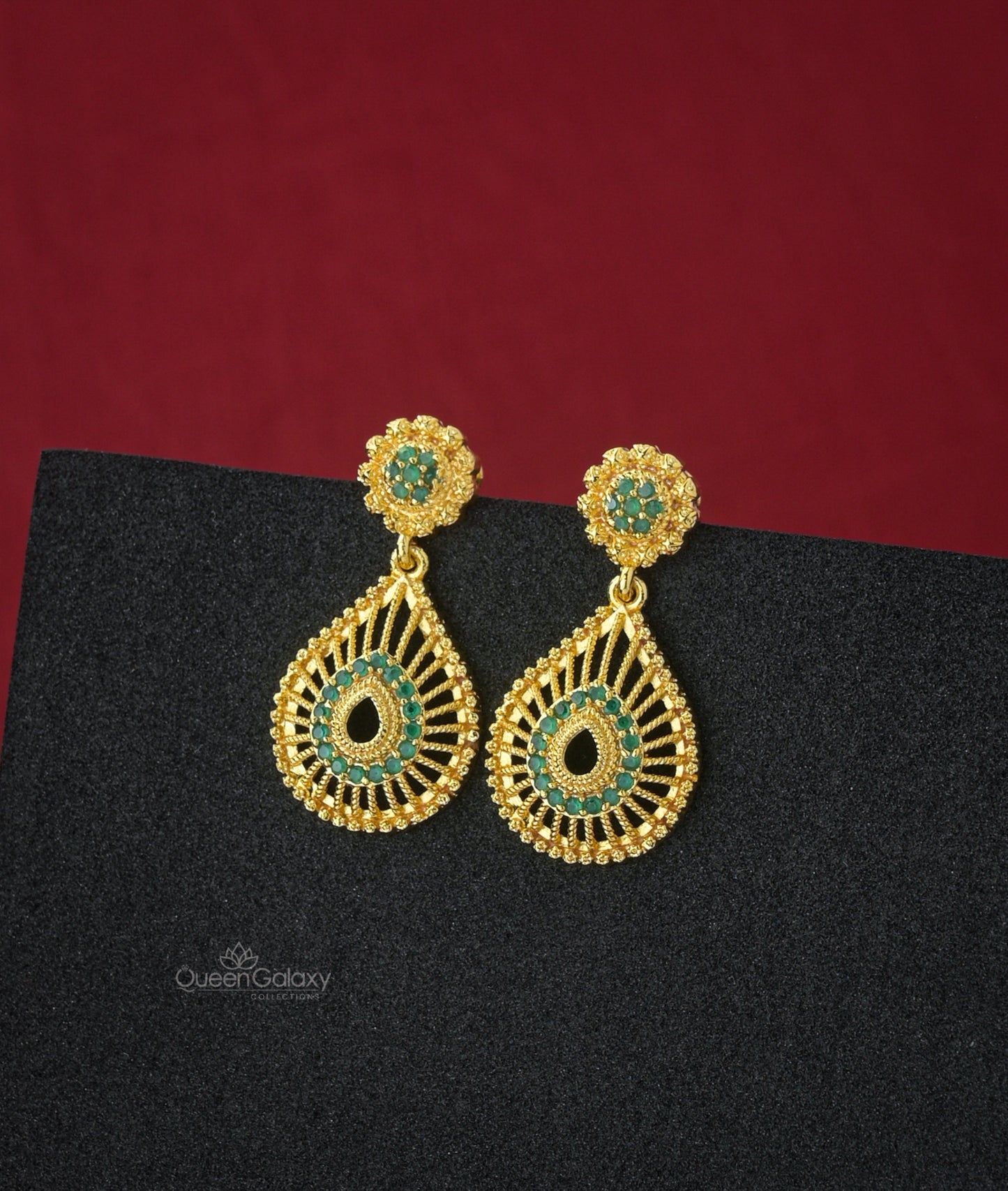 Goldplated AD Stone Earrings