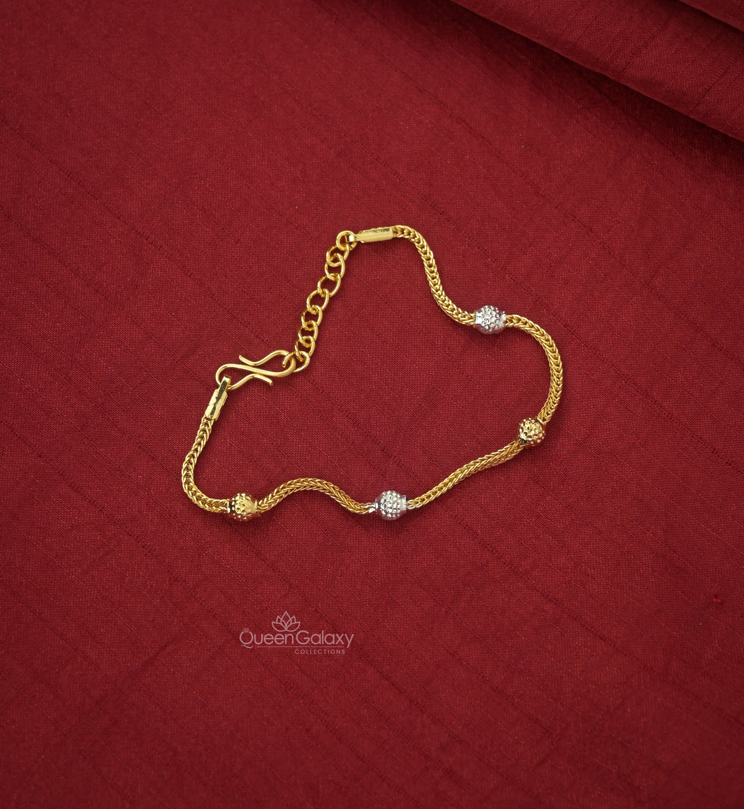 White Gold Plated AD Stone Bracelet