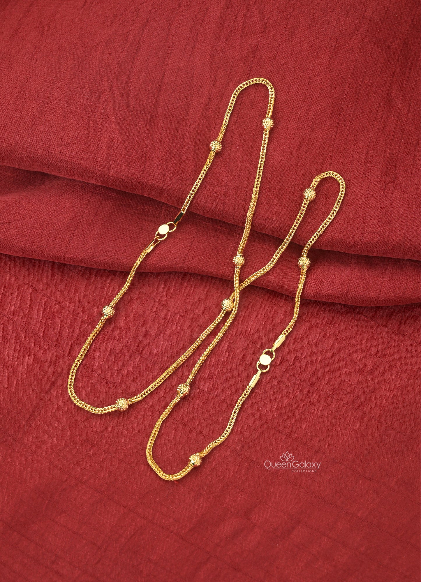 Goldplated Ball Anklet