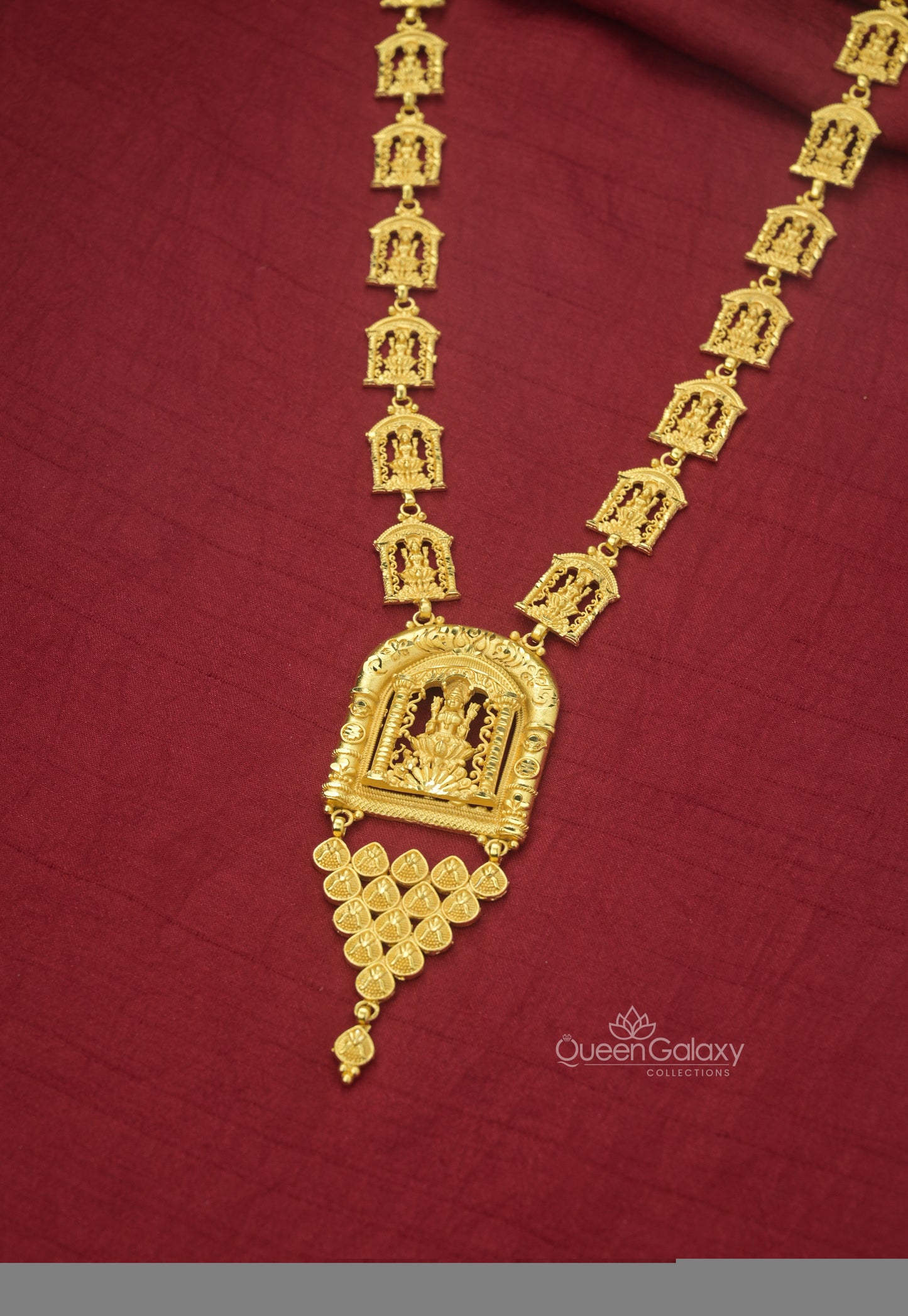Goldplated Lakshmi Longharam