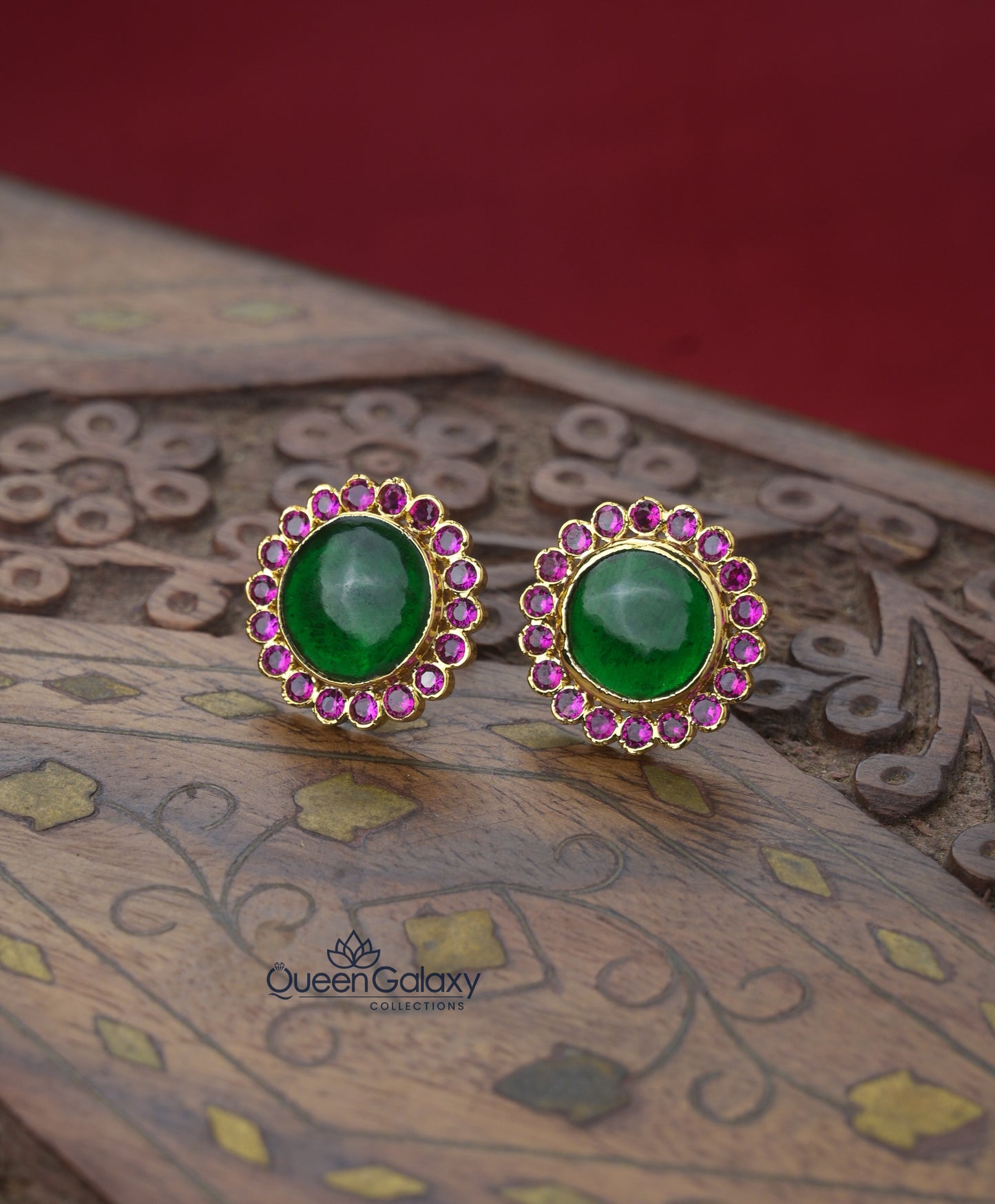 Goldplated Palakka Stud