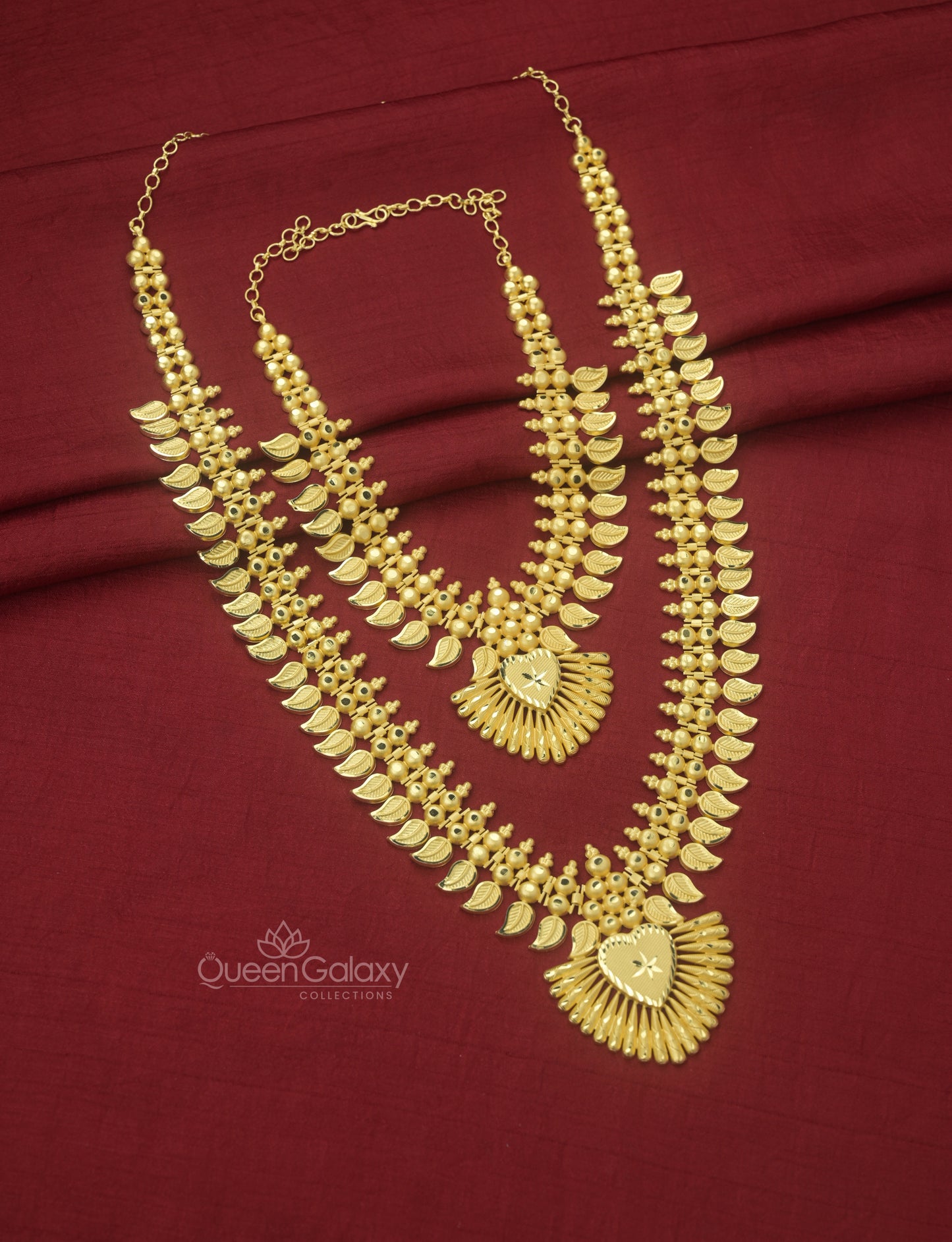 Goldplated Necklace And Longharam