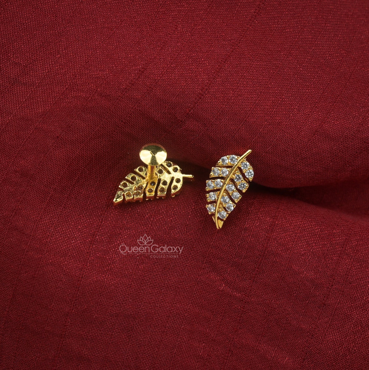 Goldplated AD Stone Earrings