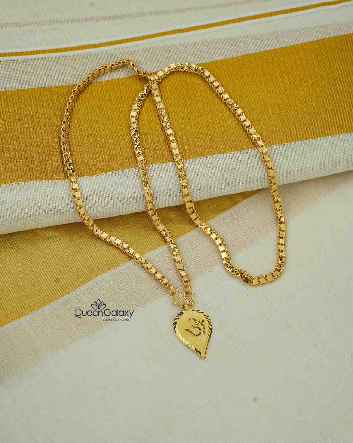 Goldplated Chain With Thali