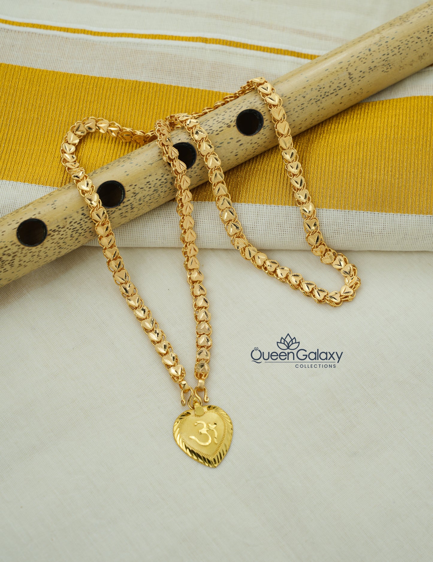 Goldplated Chain With Thali