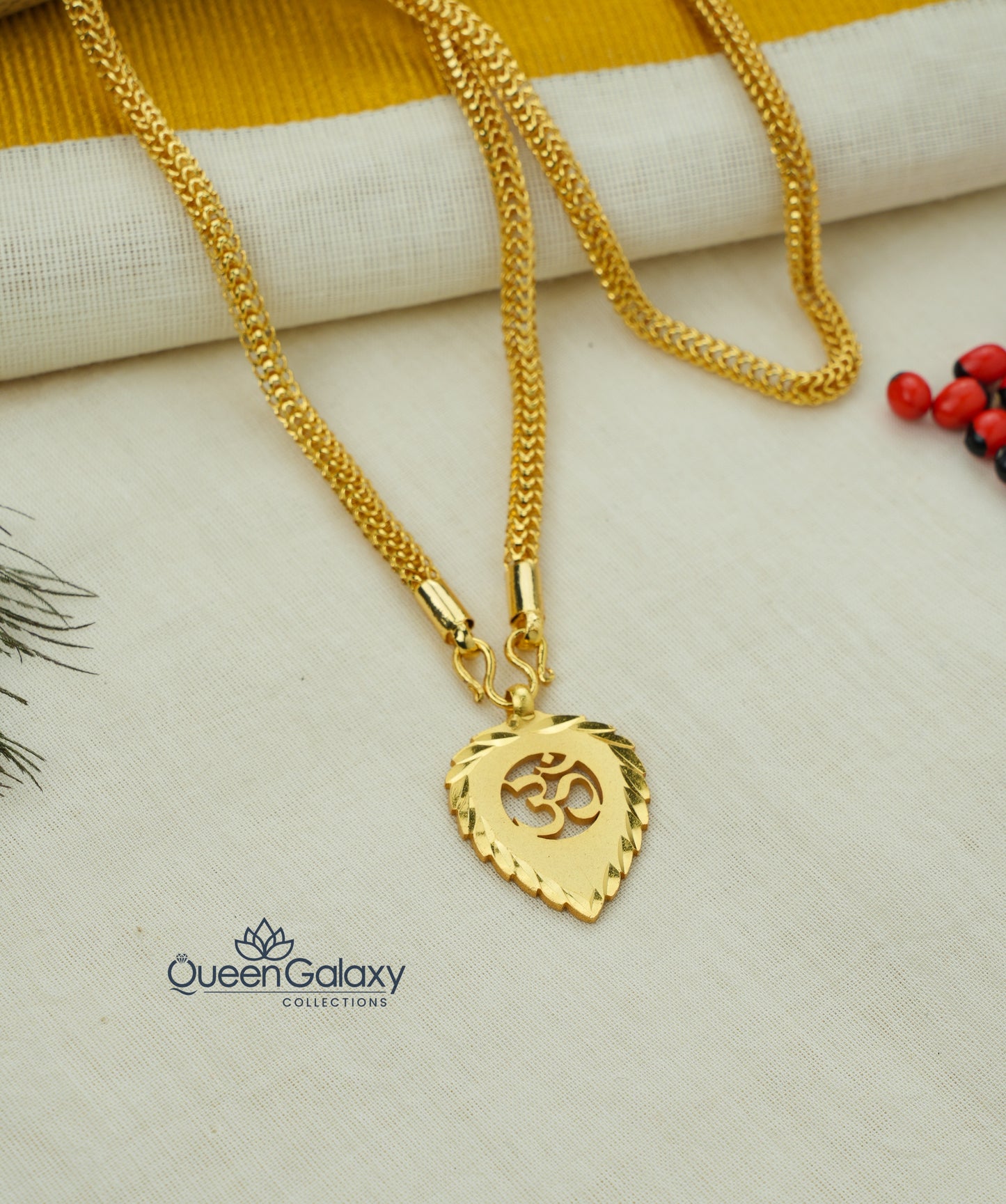 Goldplated Chain With Thali