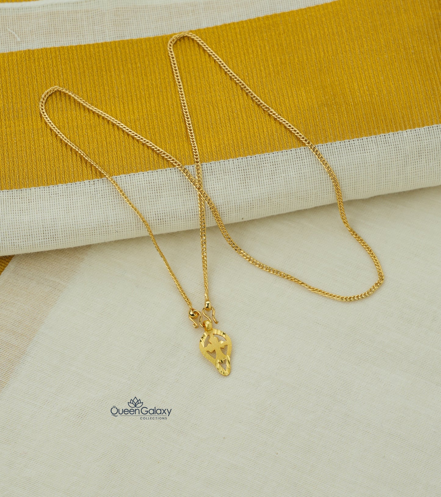 Goldplated Chain With Thali