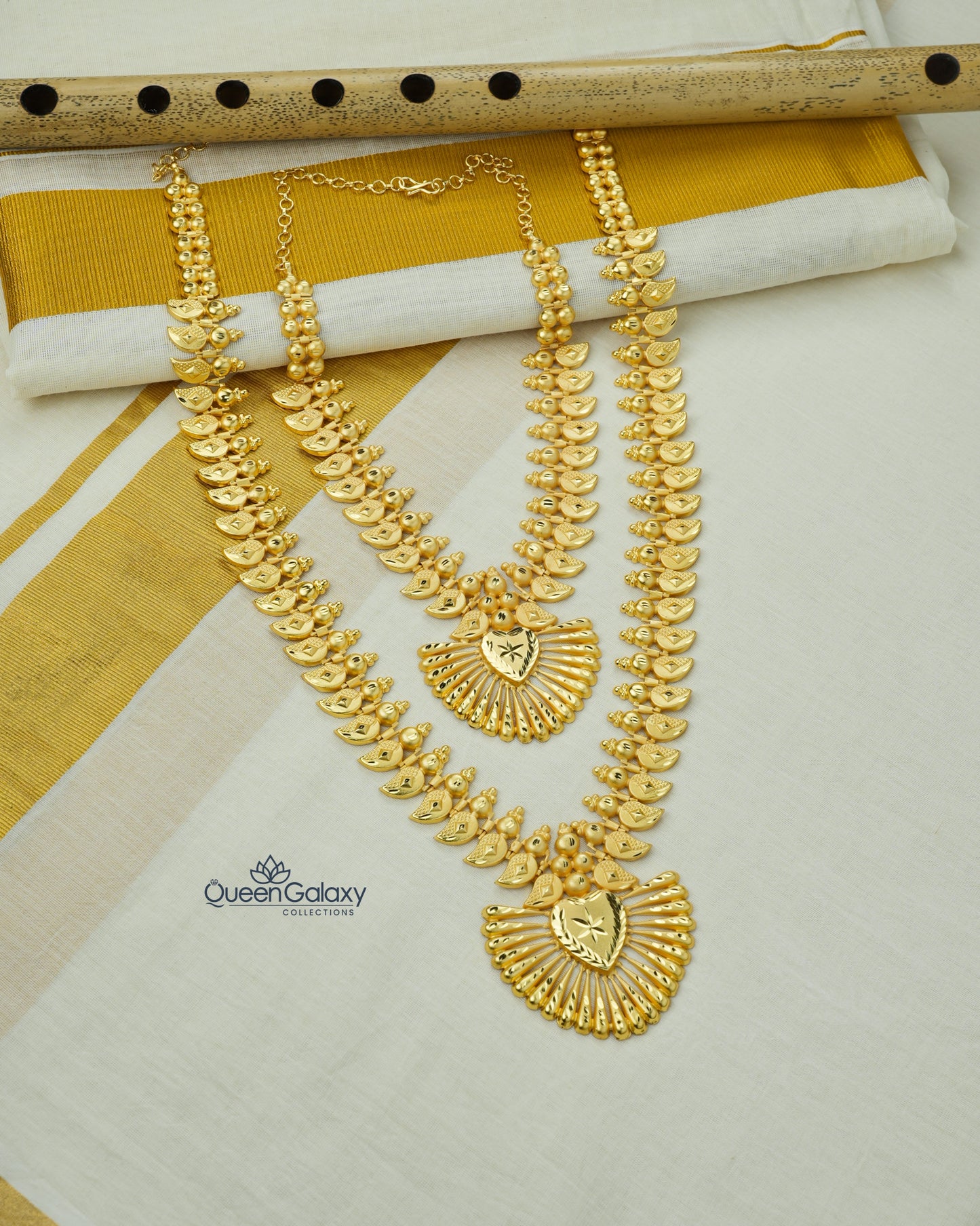 Goldplated Necklace And Longharam