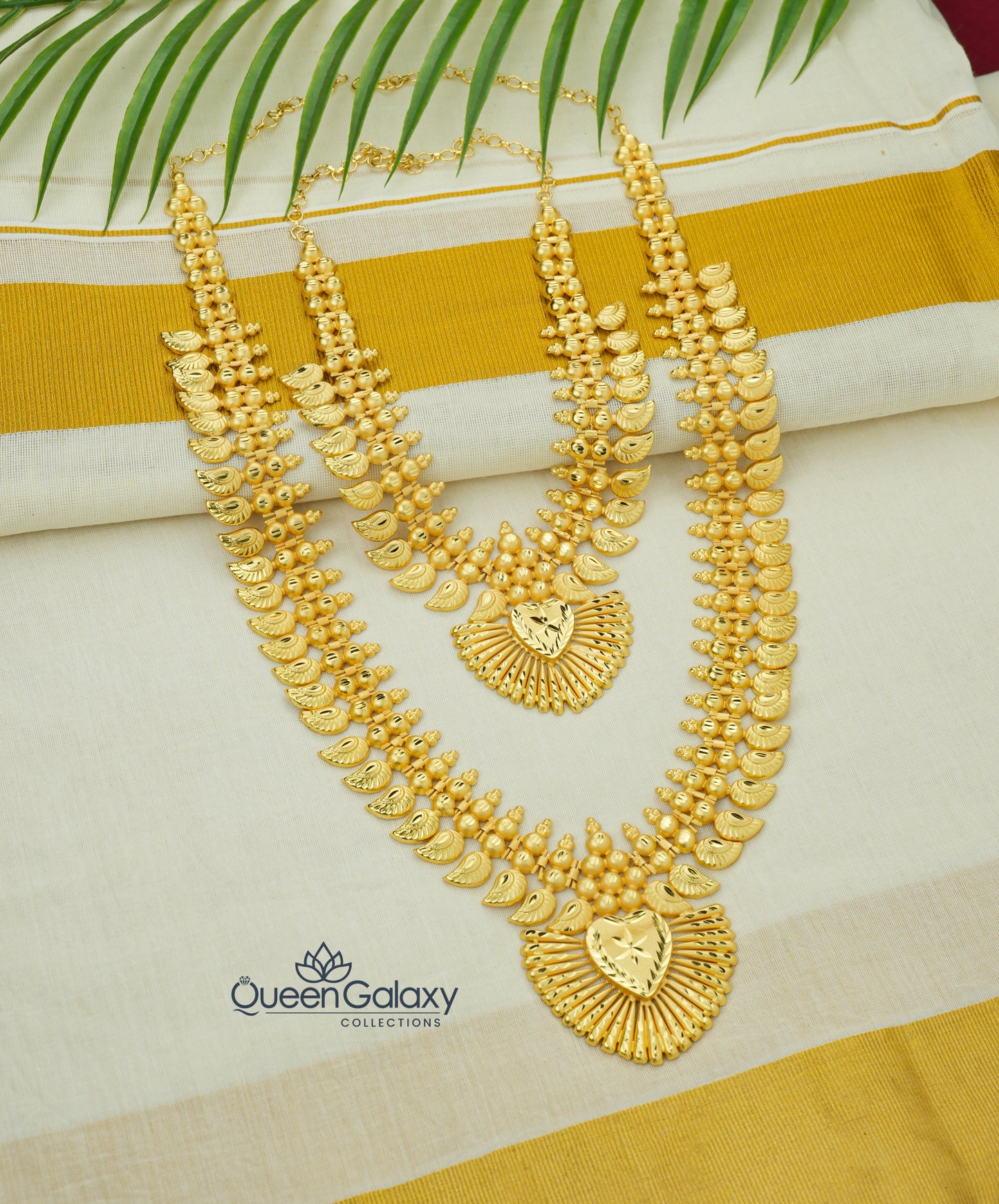 Goldplated Necklace And Longharam