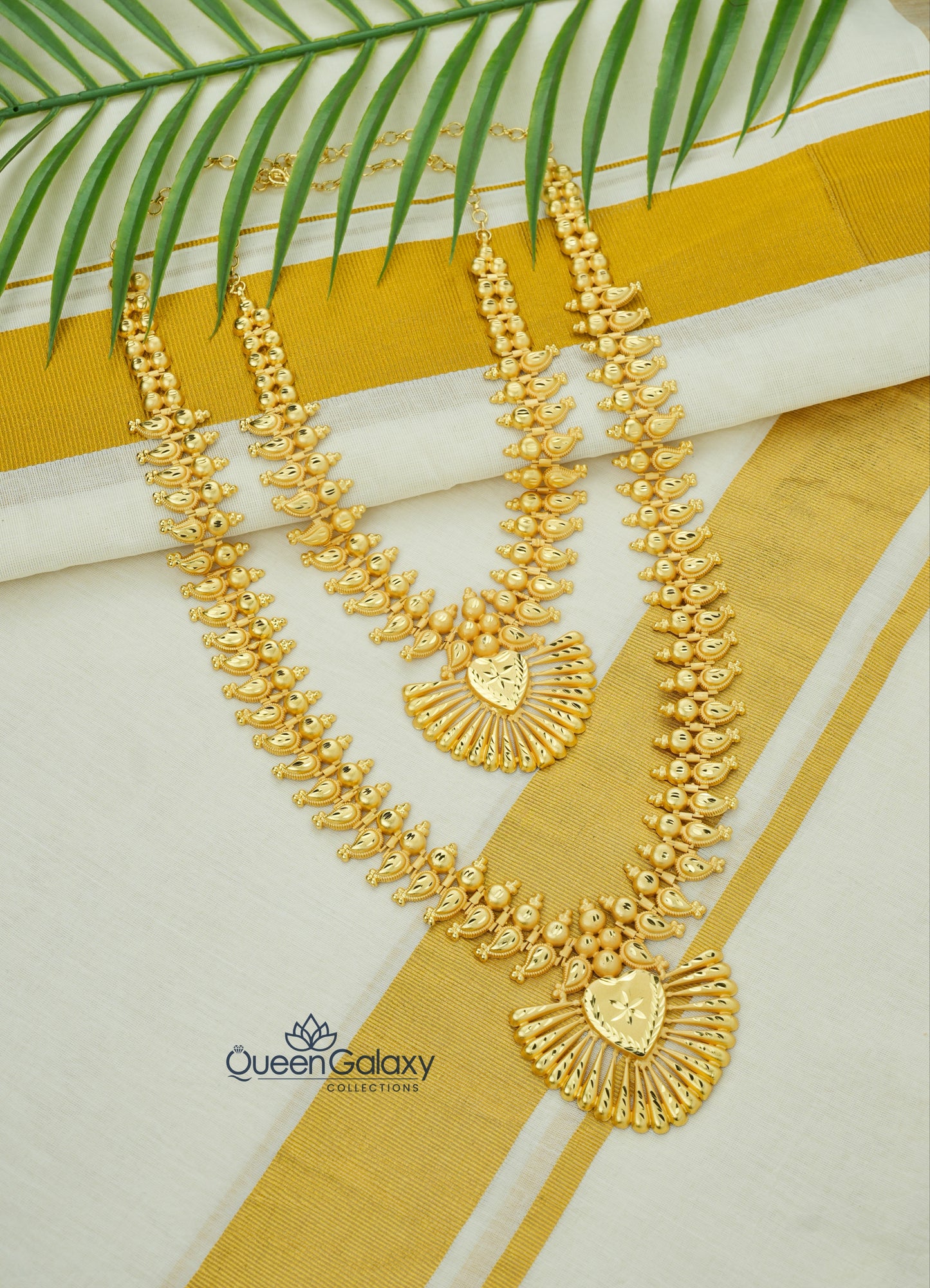 Goldplated Necklace And Longharam