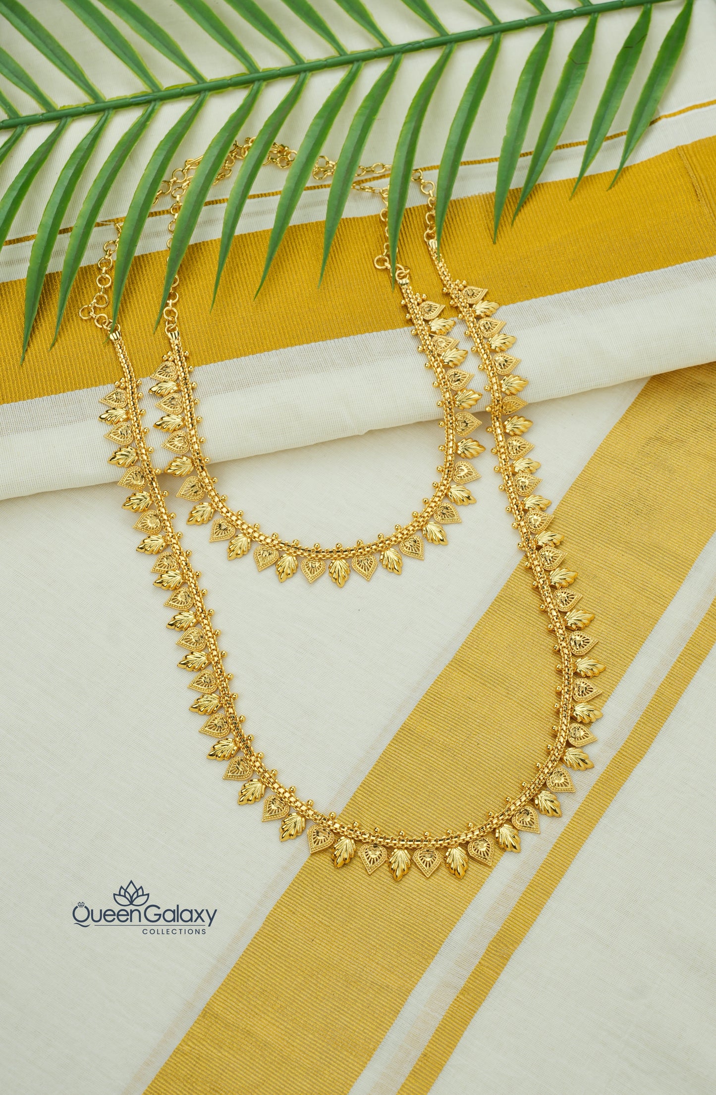 Goldplated Necklace And Longharam