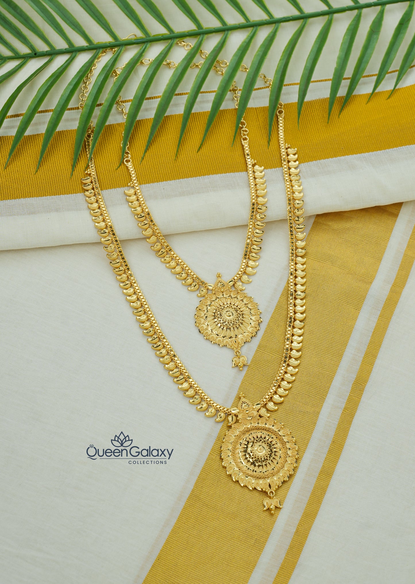 Goldplated Necklace And Longharam