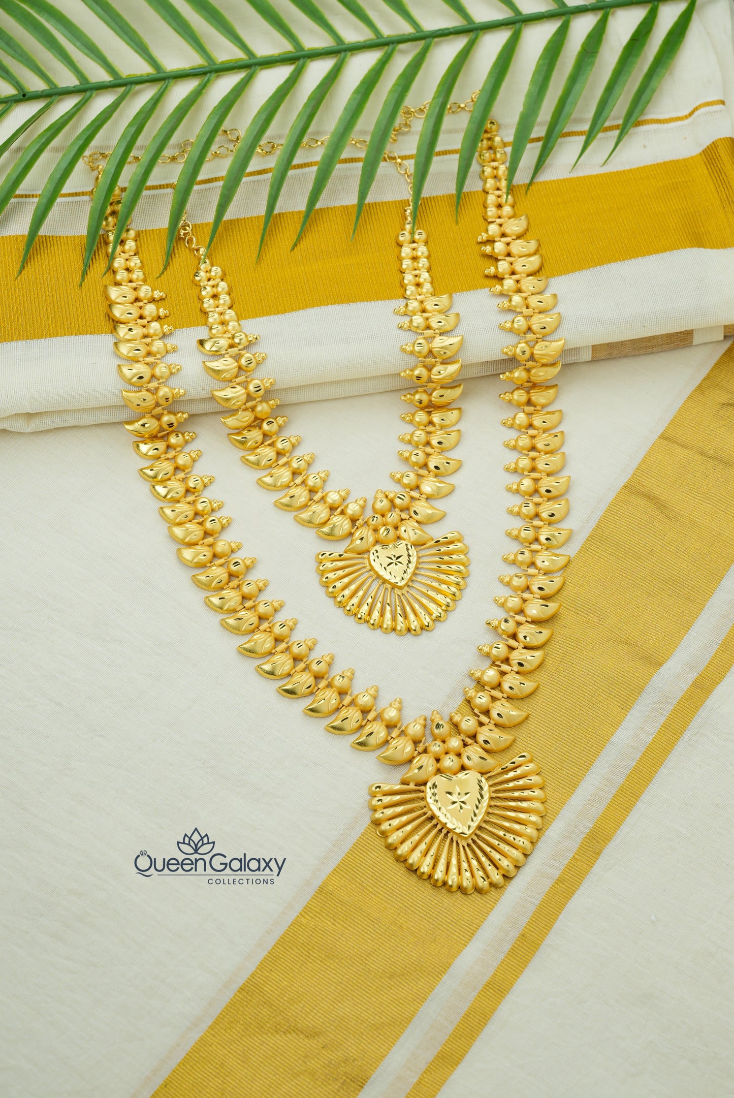 Goldplated Necklace And Longharam