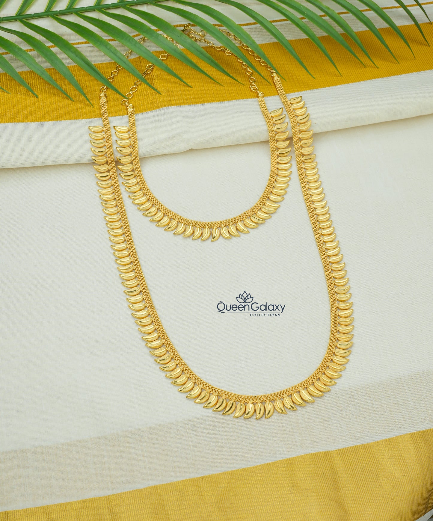 Goldplated Necklace And Longharam