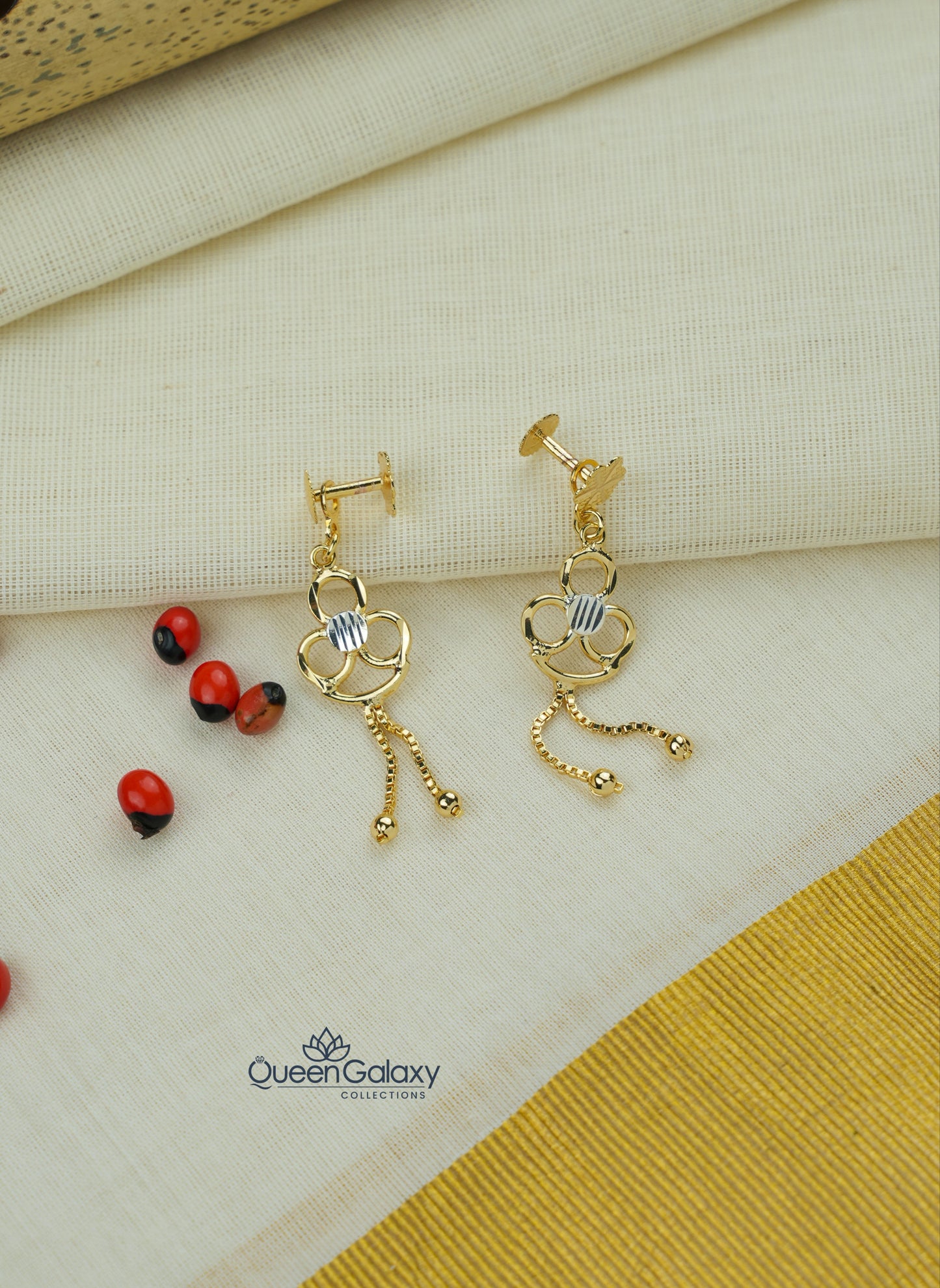 White Goldplated Earrings