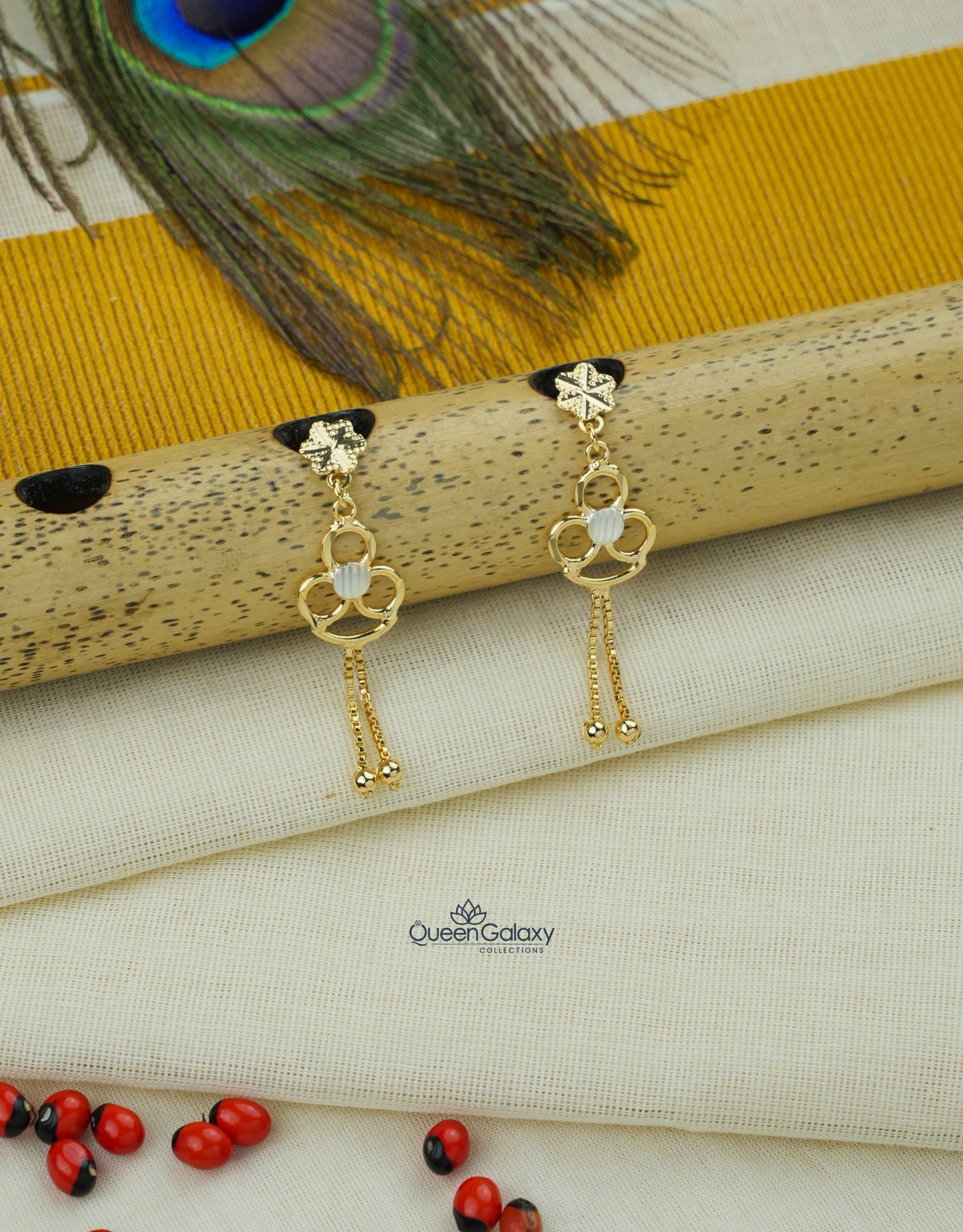 White Goldplated Earrings