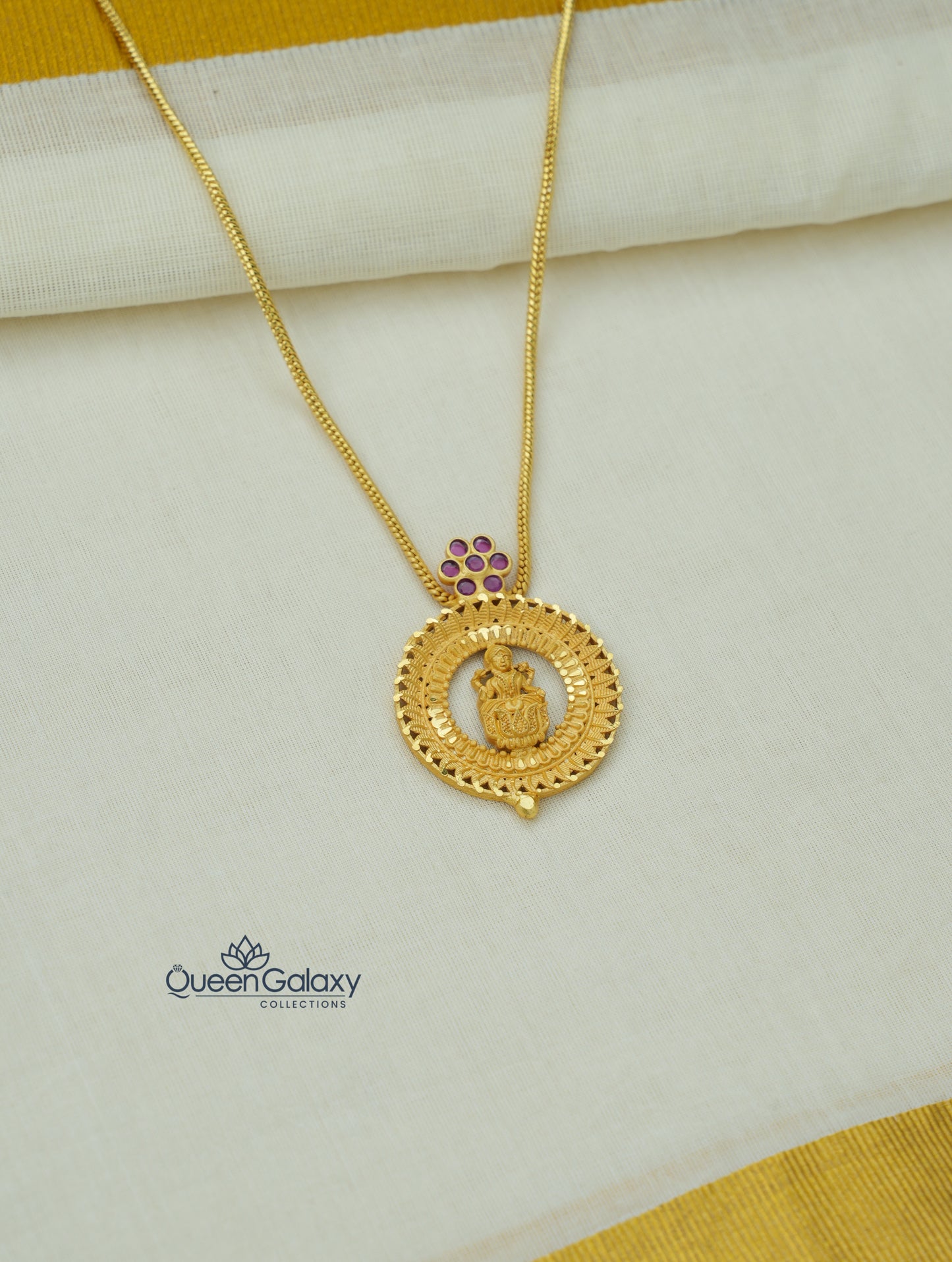 Goldplated Lakshmi Necklace
