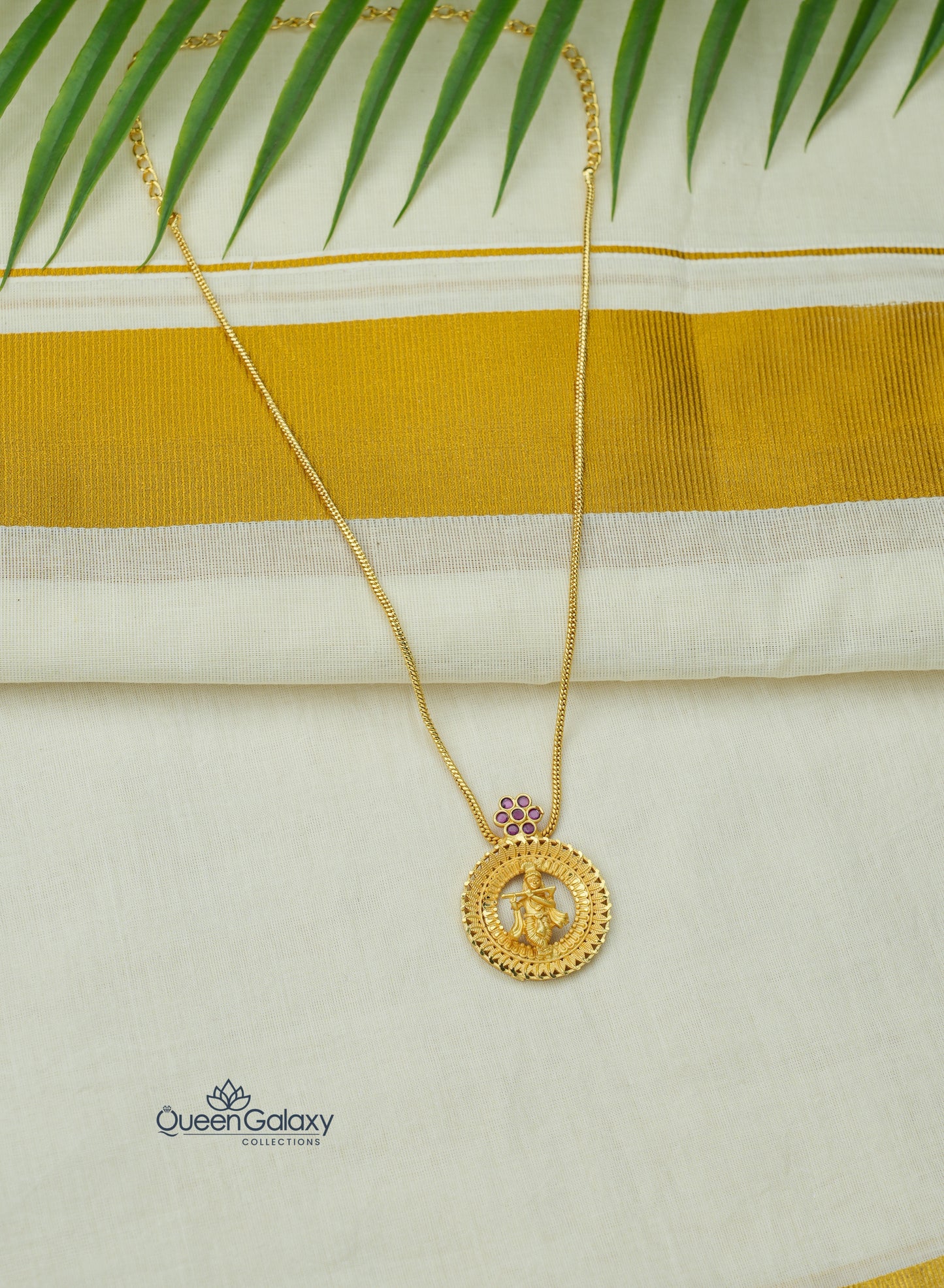 Goldplated Krishna Necklace