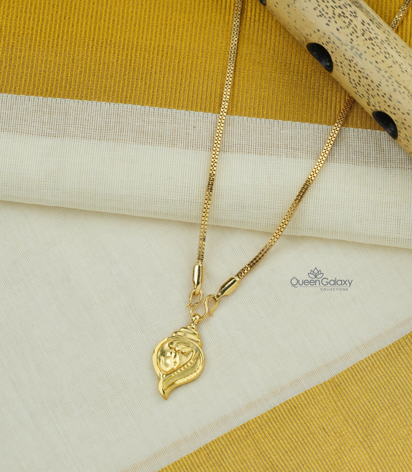 Goldplated Chain With Thali