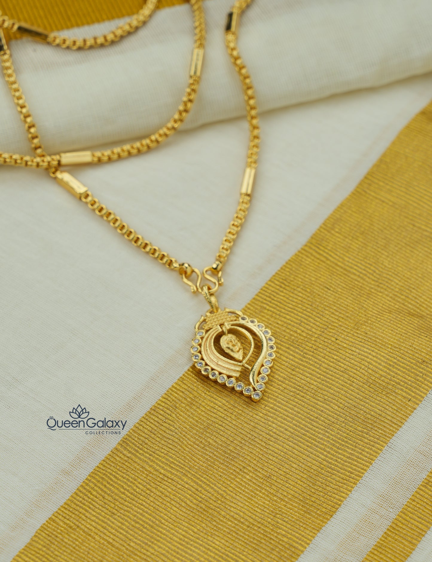 Goldplated Chain With Thali
