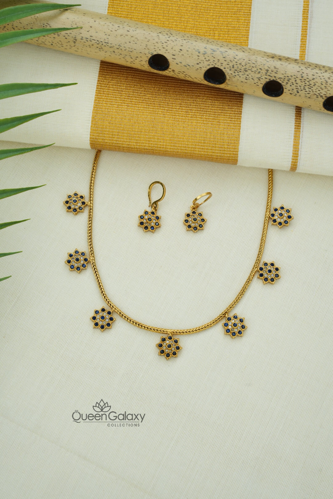 Antique AD Stone Necklace With Stud