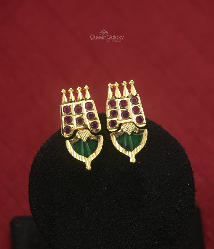 Goldplated Palakka Stud
