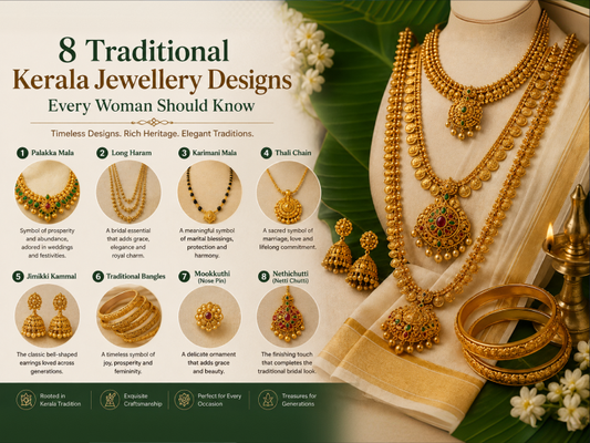 8 Traditional Kerala Jewellery Designs Every Woman Should Know