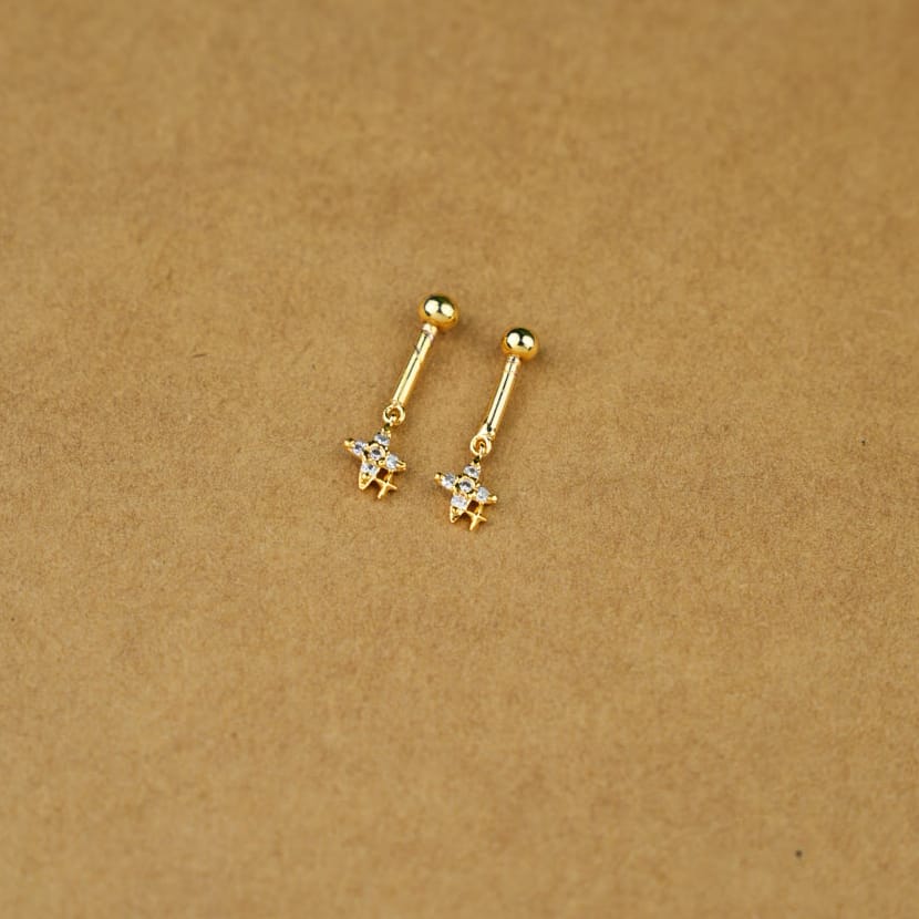 Gold Plated AD Stone Bugadi