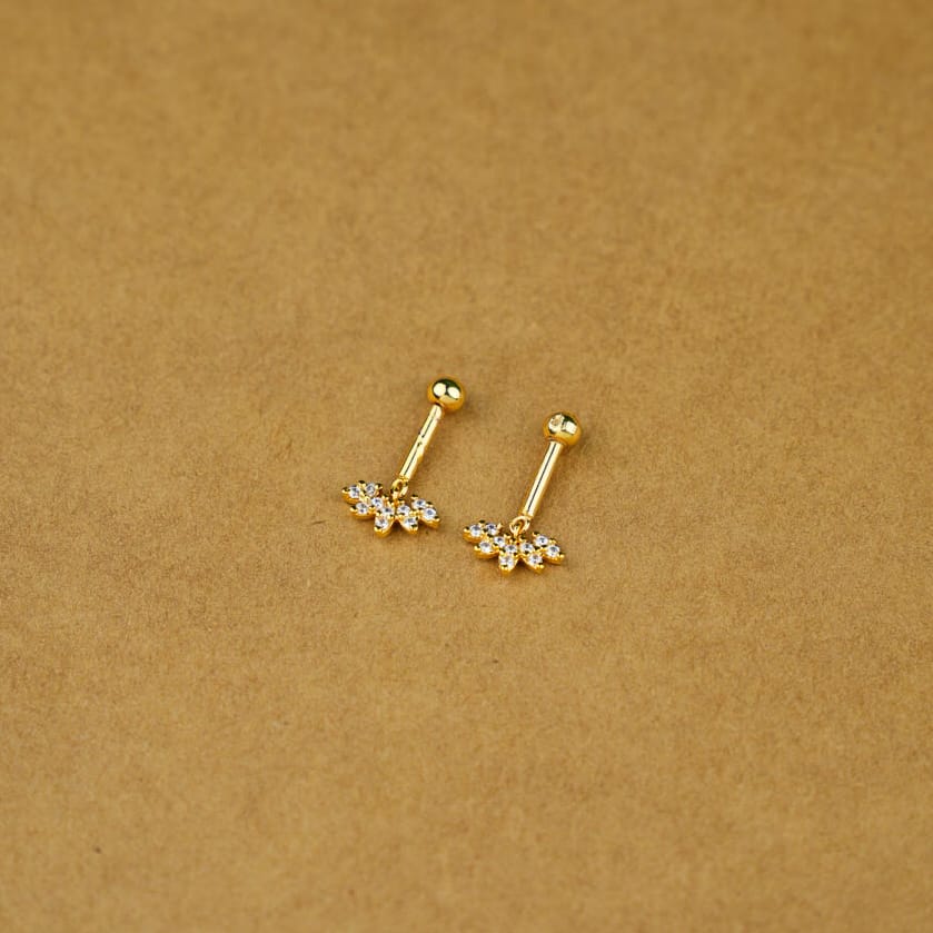 Gold Plated AD Stone Bugadi