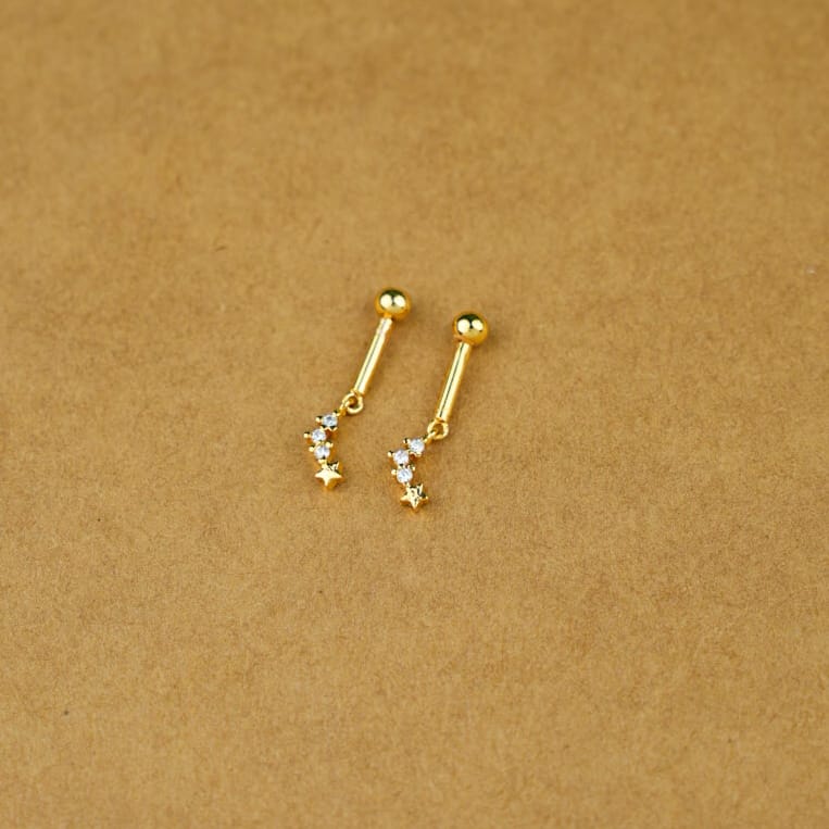 Gold Plated AD Stone Bugadi