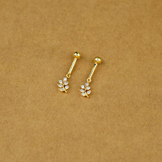 Gold Plated AD Stone Bugadi