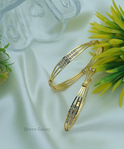 Goldplated AD Stone Bangles