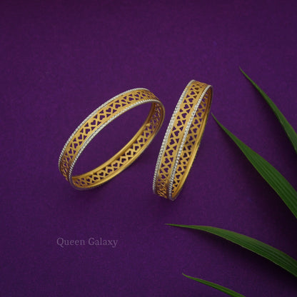 White Goldplated Bangle
