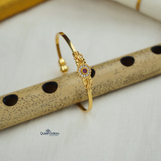 Goldplated AD Stone Adjustable Bangles