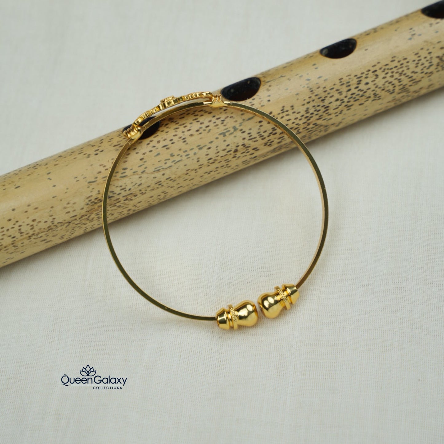 Goldplated AD Stone Adjustable Bangles