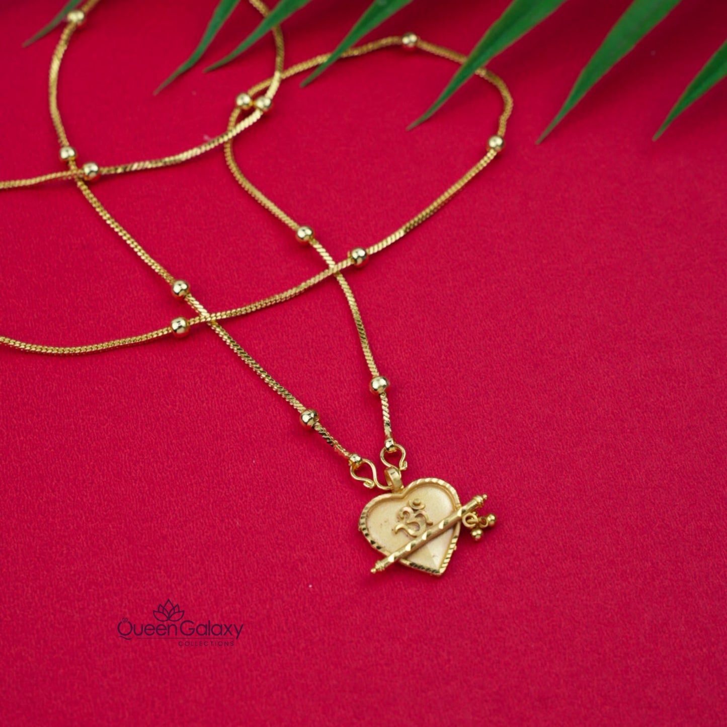 Goldplated Chain With Thali