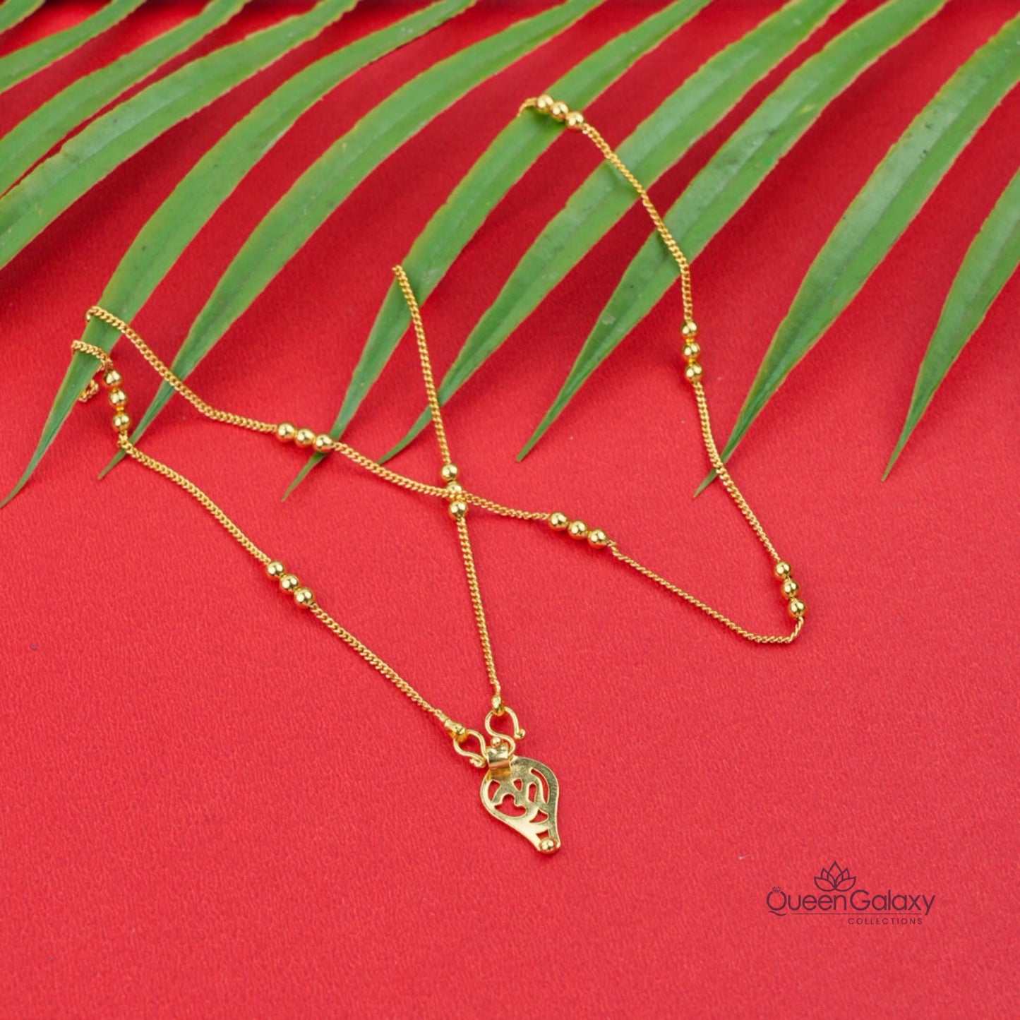 Goldplated Chain With Thali