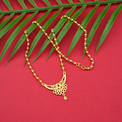 Goldplated AD stone Necklace