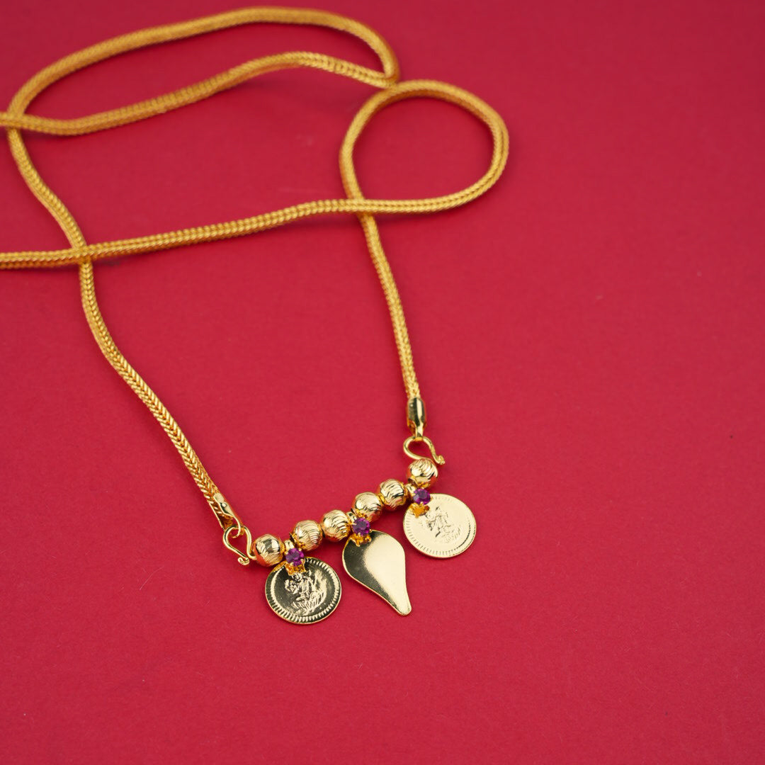 Goldplated Chain With Mangalsootra