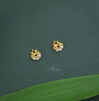 Goldplated Nosepin and Second stud