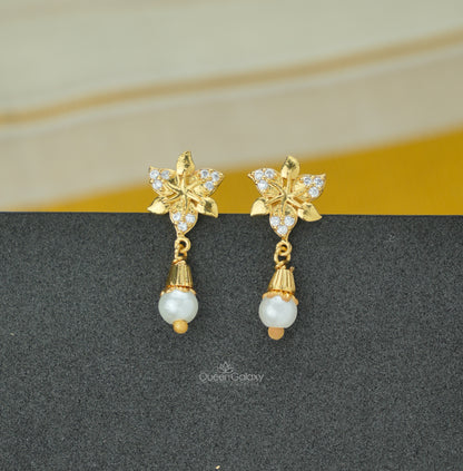 Goldplated AD Stone Earrings