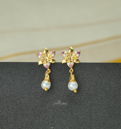 Goldplated AD Stone Earrings