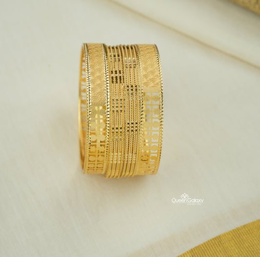 Goldplated Bangle Combo Set