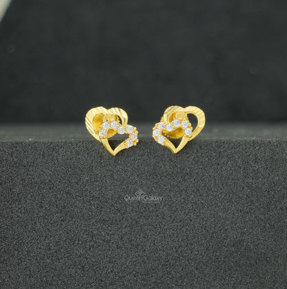 Goldplated AD Stone Earrings