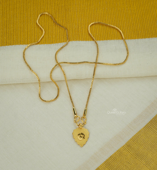 Goldplated Chain With Thali