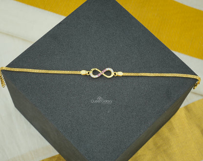 Goldplated AD   Stone Bracelet