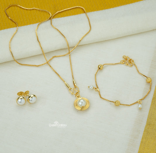 Goldplated Pearl Combo Set