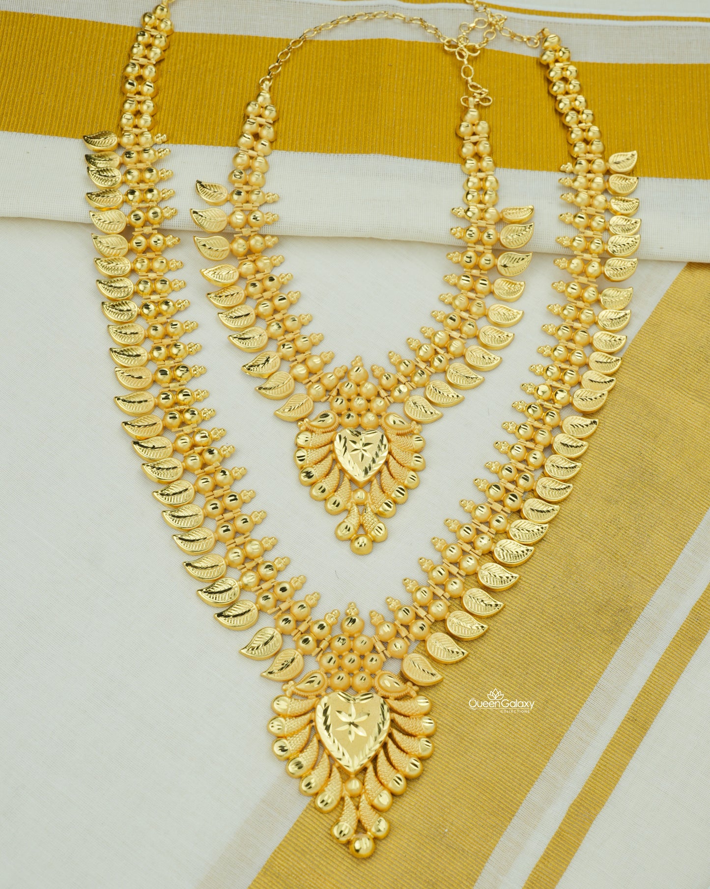 Goldplated Necklace And Longharam