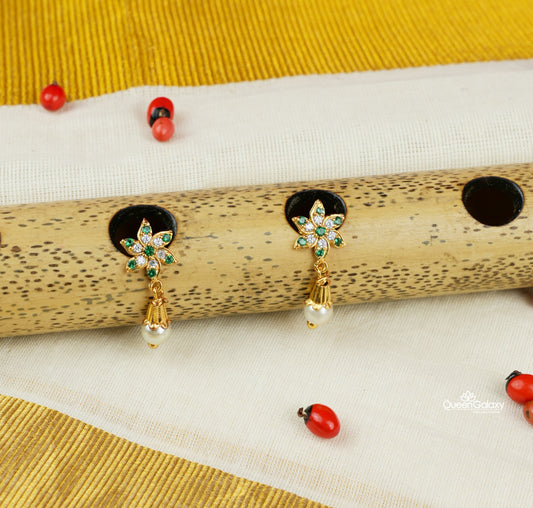 Goldplated AD Stone Earrings